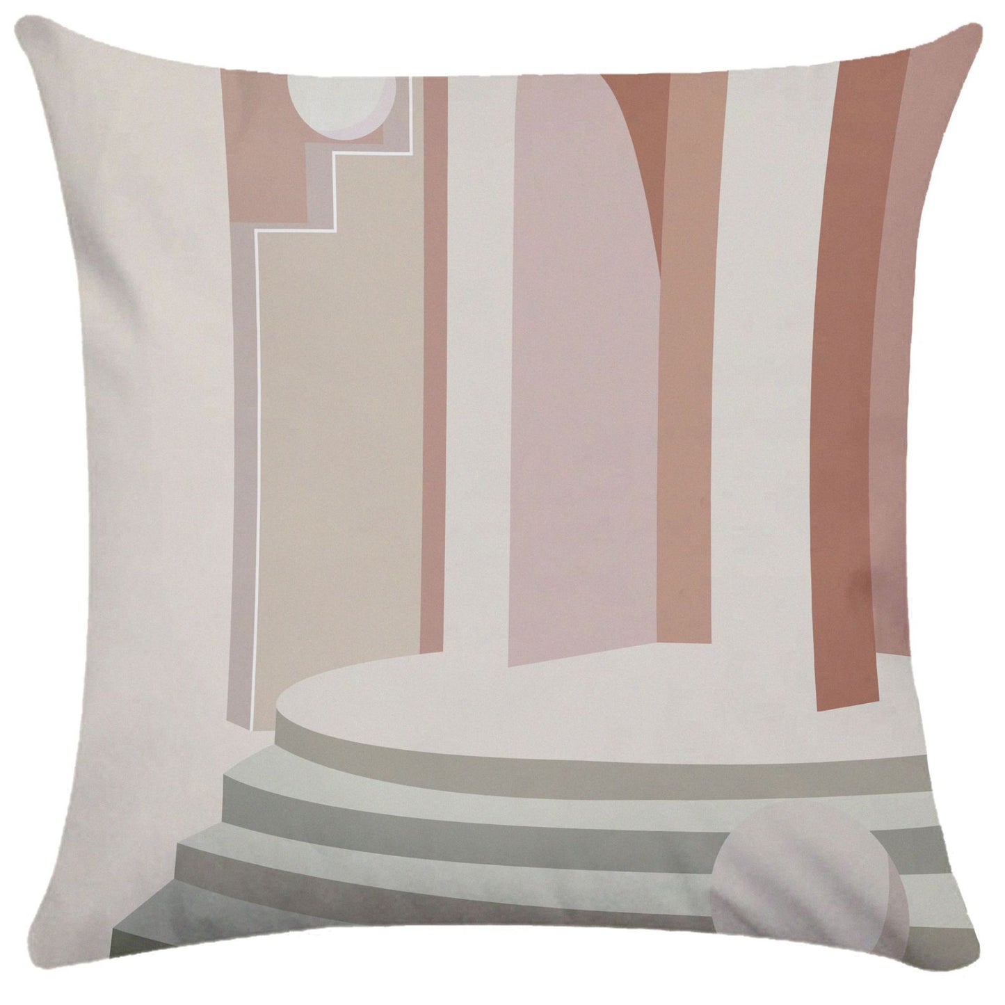 Geometric building pillowcase