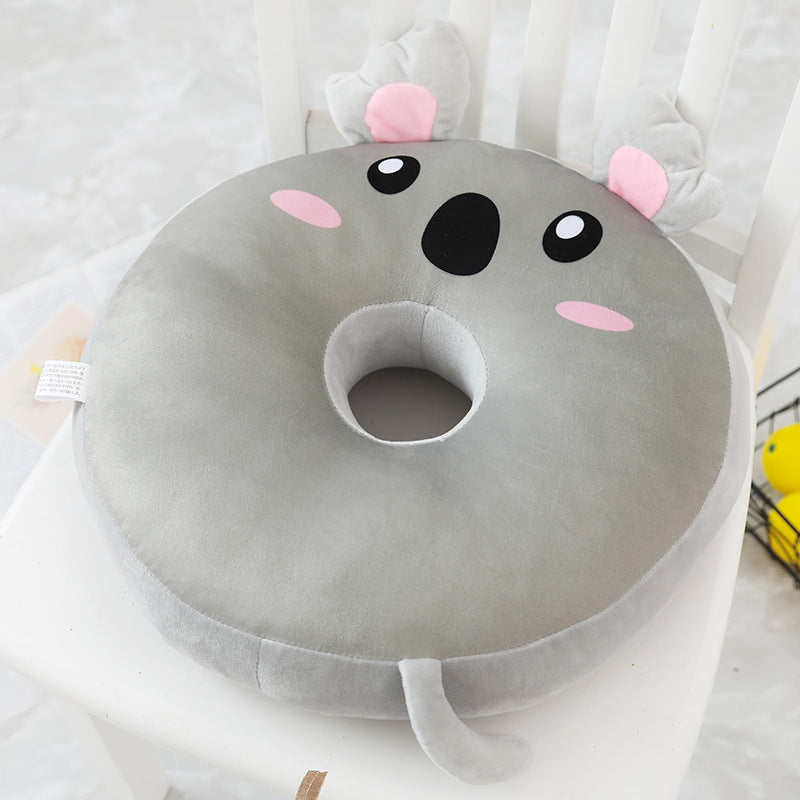 Donut cushion pillow cute back