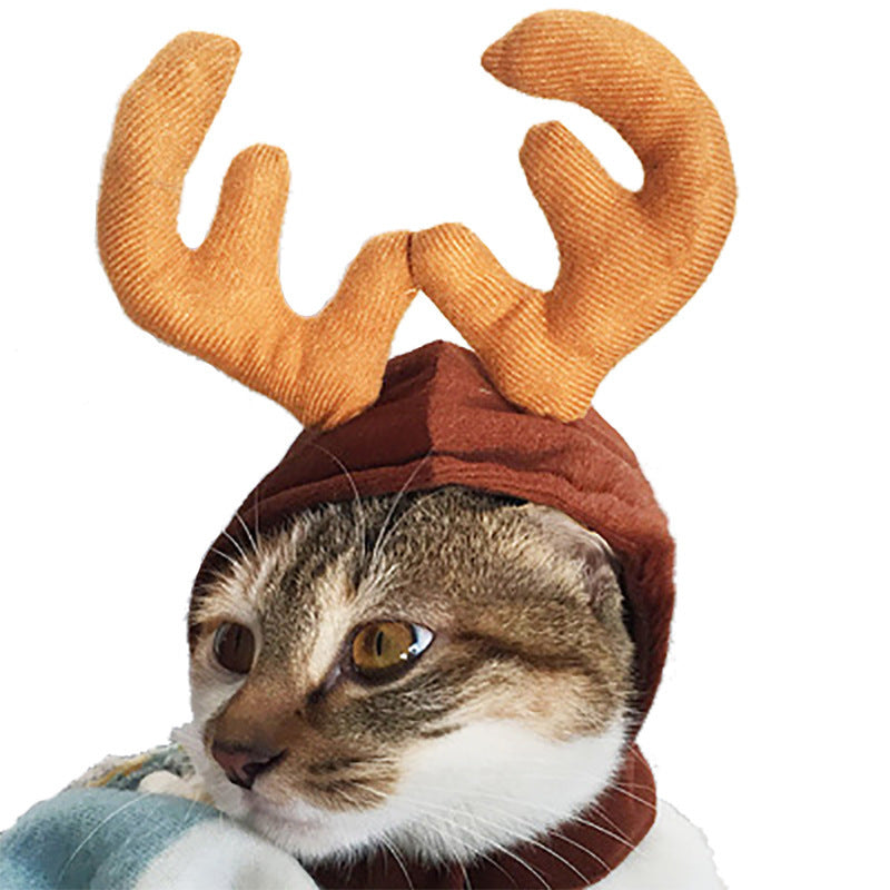 Funny Pet Dog Cat  Costume Warm Hat Photo Props Headwear