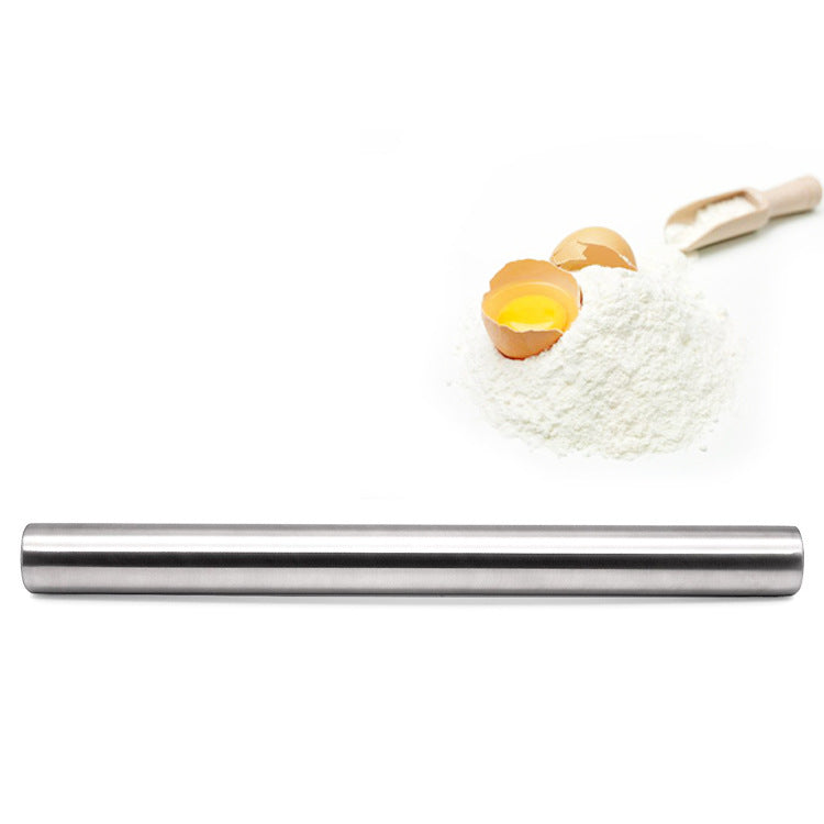 Stainless Steel Rolling Pin Kitchen Tool Household