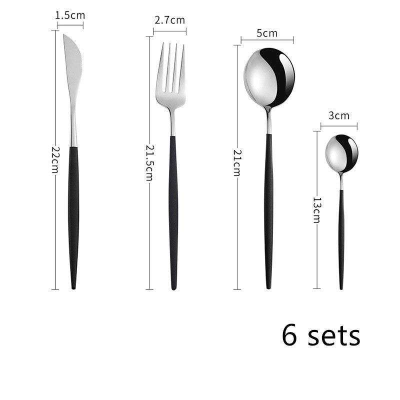 tableware stainless steel spoon set