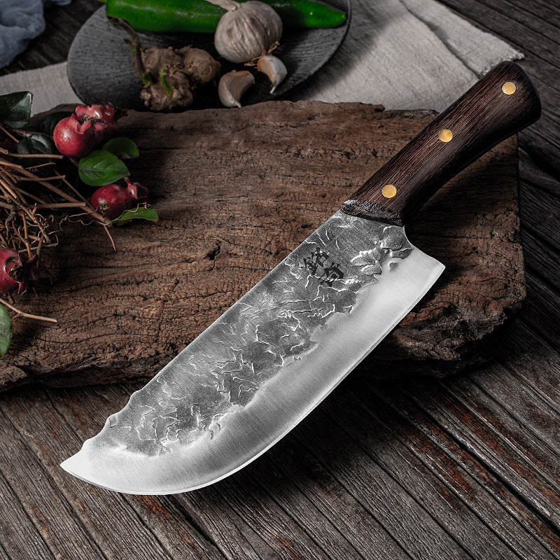 Hand Forged Longquan Old Kitchen Knife Home Chef