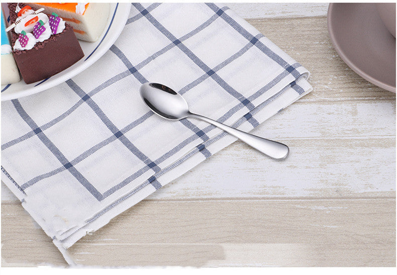 Thickened stainless steel tableware supplies soup spoon coffee spoon