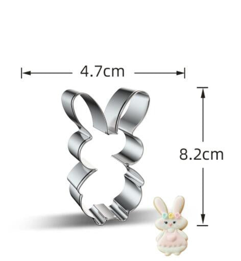 Stainless Steel Biscuit Mould Rabbit Egg Cake Mould