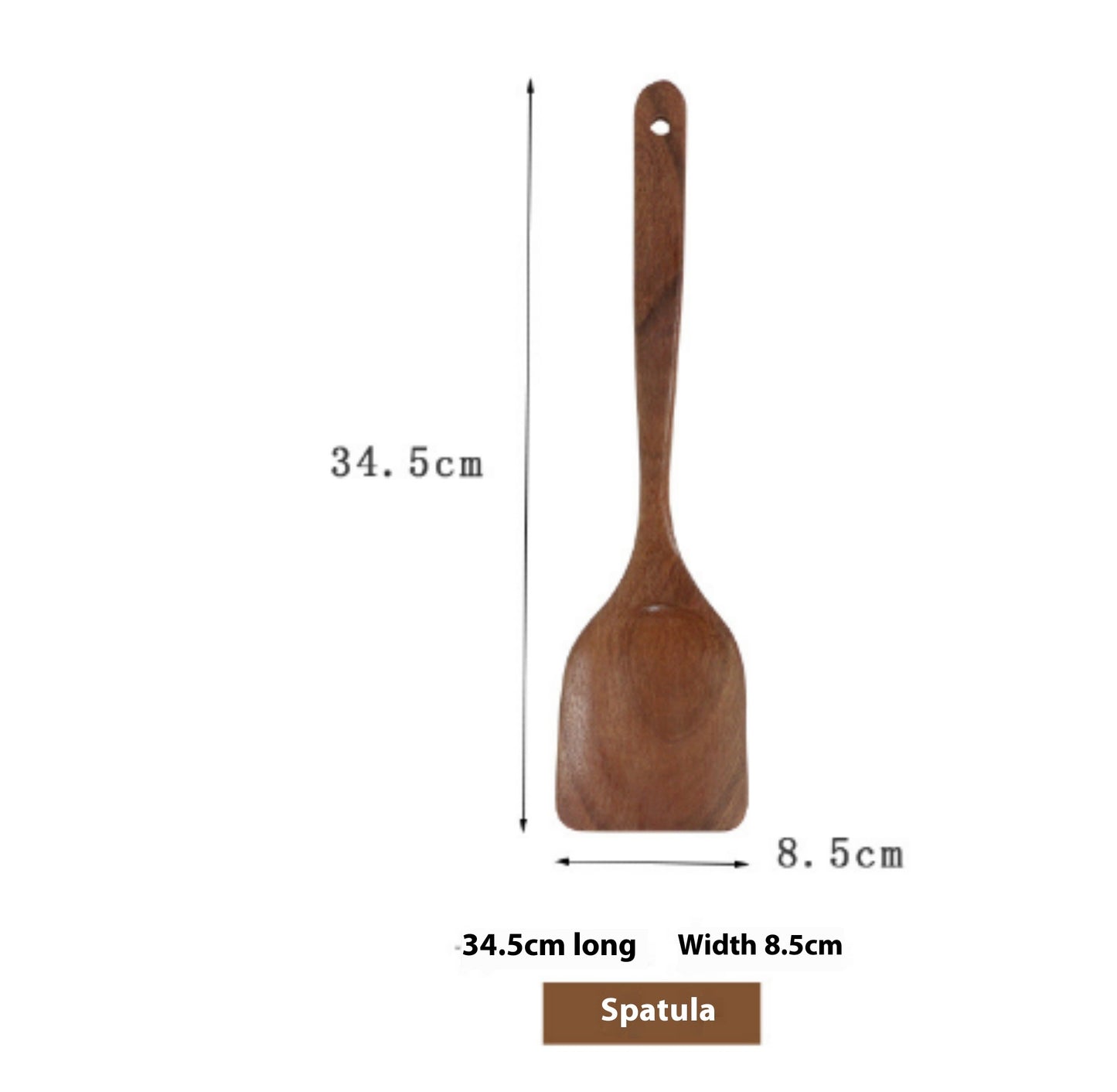 Thailand Teak Natural Wood Tableware Spoon Ladle Turner Long Rice Colander Soup Skimmer Cooking Spoons Scoop Kitchen Tool Set