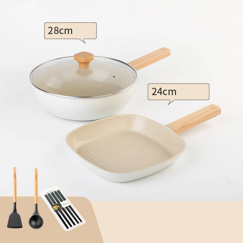 Ceramic Non-stick Pan For Gift Gas