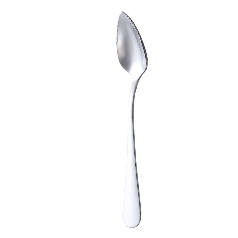 Fruit Spoon Stainless Steel With Serrated