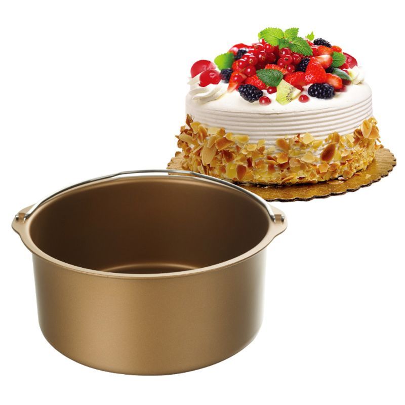 Modern Golden Round Non-sticky Bottom Cake Mold