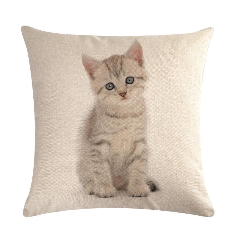 Cute cat hug pillowcase