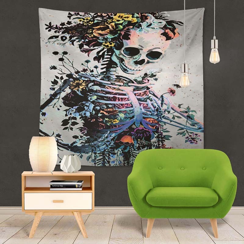 Tapestry Skull Home Decoration Background Cloth