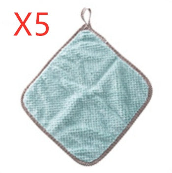 Double-Sided Absorbent Dish Cloth Dish Towel