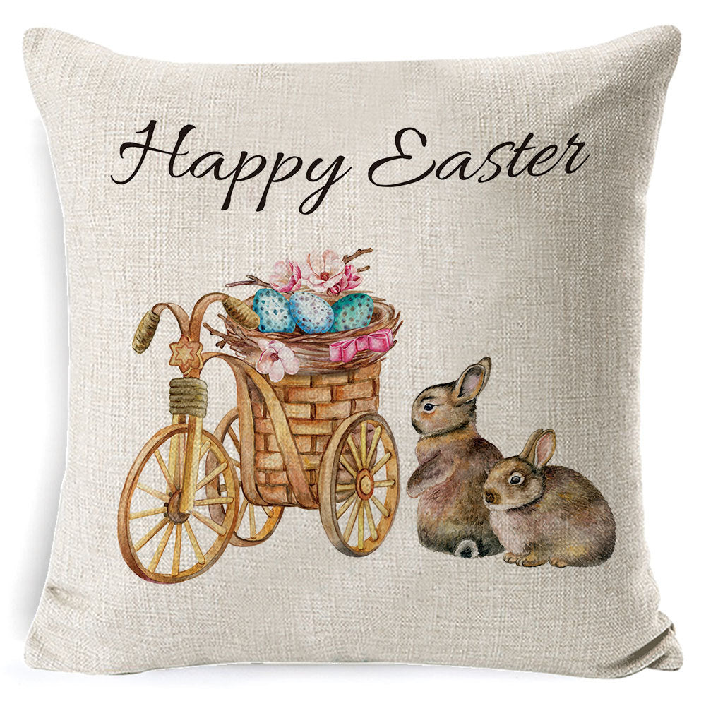 Cute Easter Bunny with Pillowcase