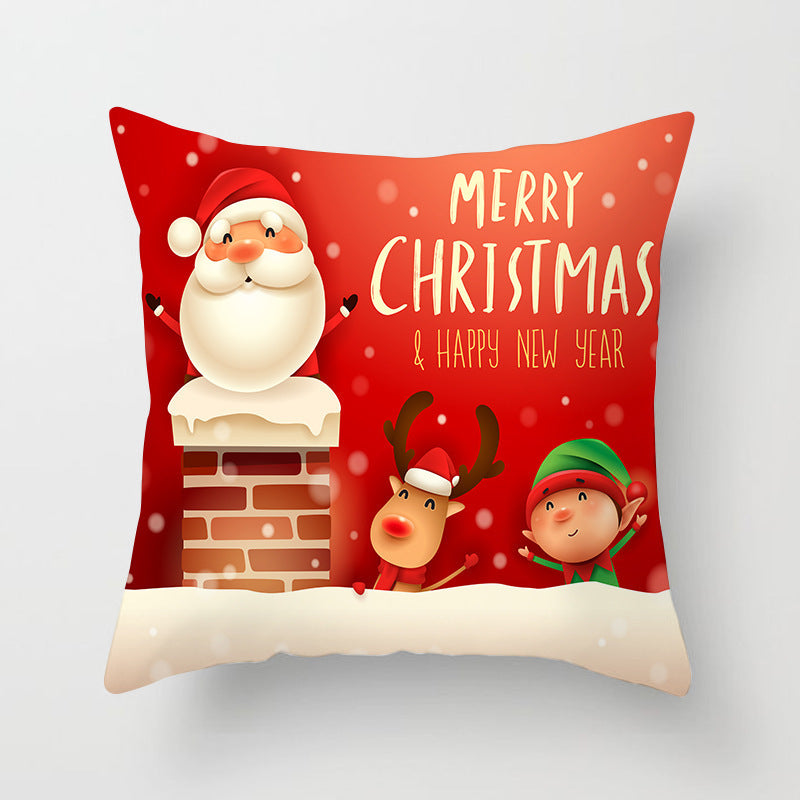 Santa snowman pillowcase