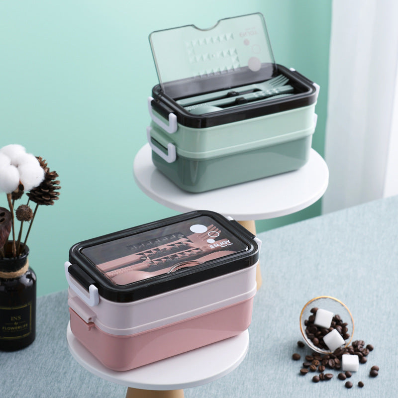 304 Stainless steel double-layer lunch box