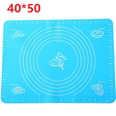 Silicone Baking Mat for Pastry Rolling with Measurements Pastry Rolling Mat, Reusable Non-Stick Silicone Baking Mat