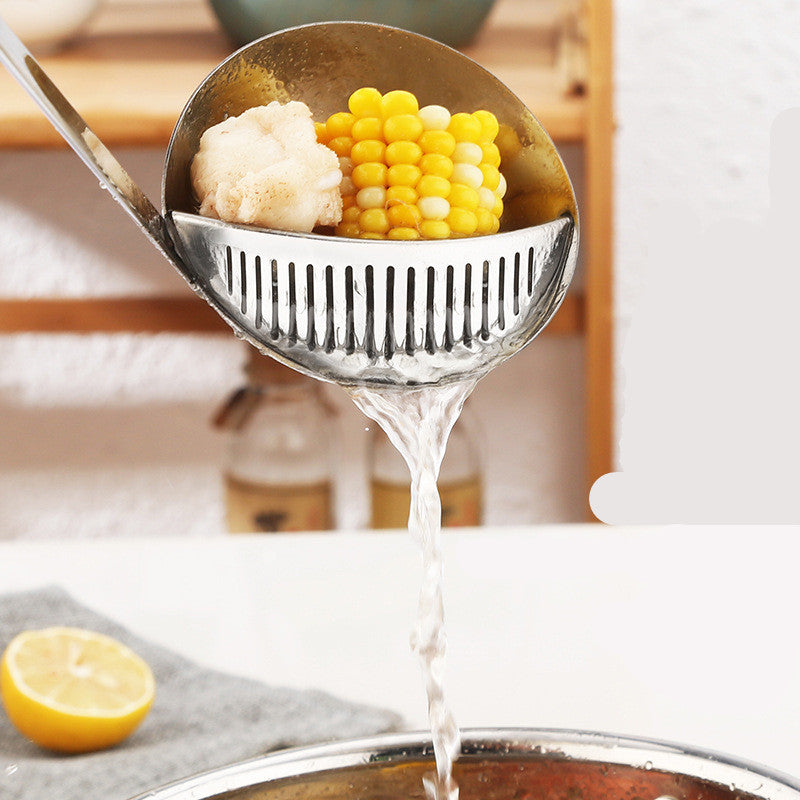 Stainless steel hot pot soup spoon