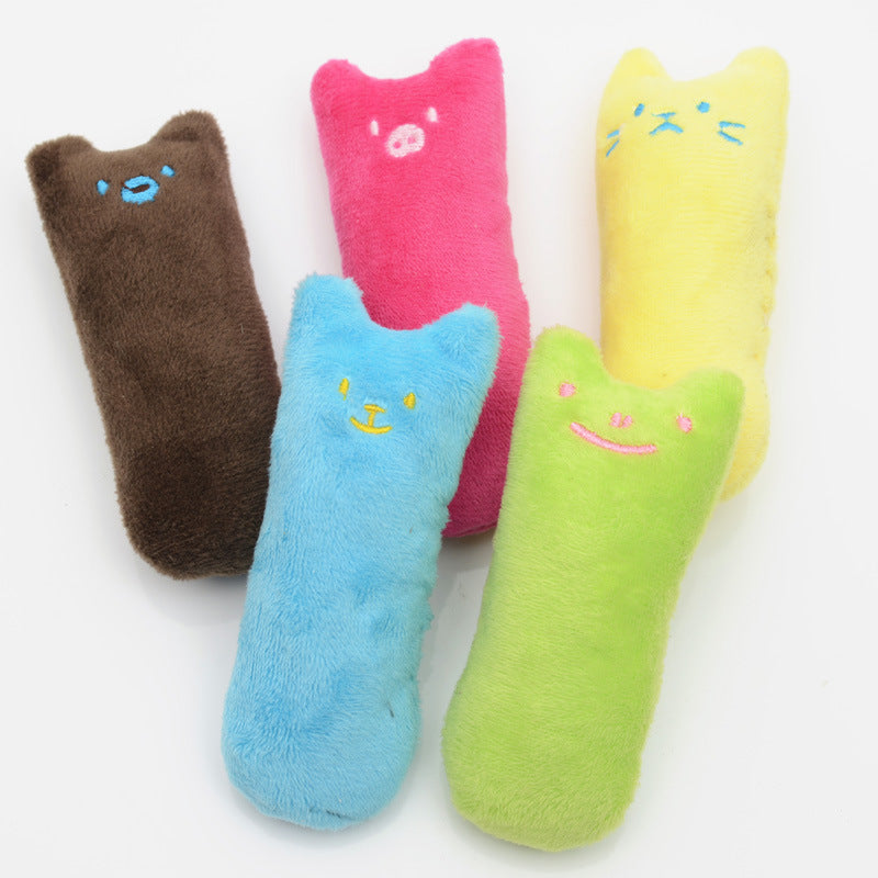 Popular High Quanlity Cute Interactive Fancy Pets Teeth Grinding Catnip Toys Claws Thumb Bite Cat mint