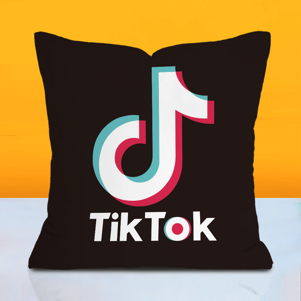 Logo pillow cover