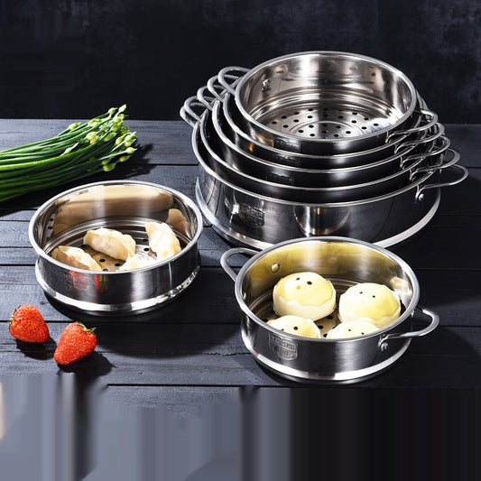 Electric Caldron Universal Steaming Rack 304 Stainless Steel Steamer With Handle