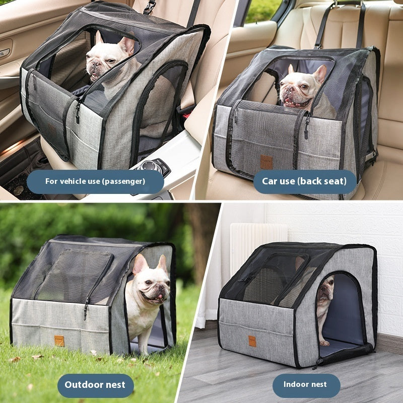 Portable Foldable Car Waterproof And Hard-wearing Pet Cage Waterproof Thickened Dog Mat Car Pet Mat