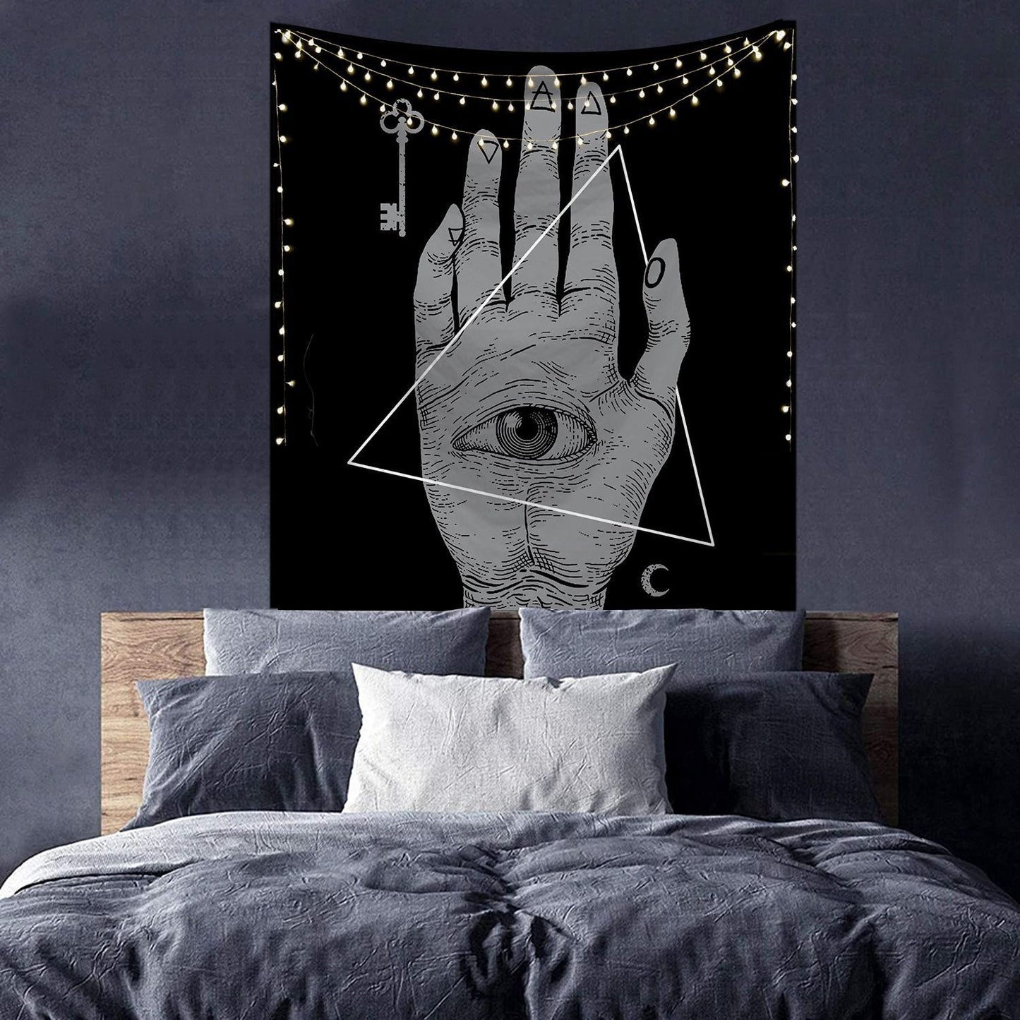 Tapestry Black And White Series Printed Home Hanging Cloth