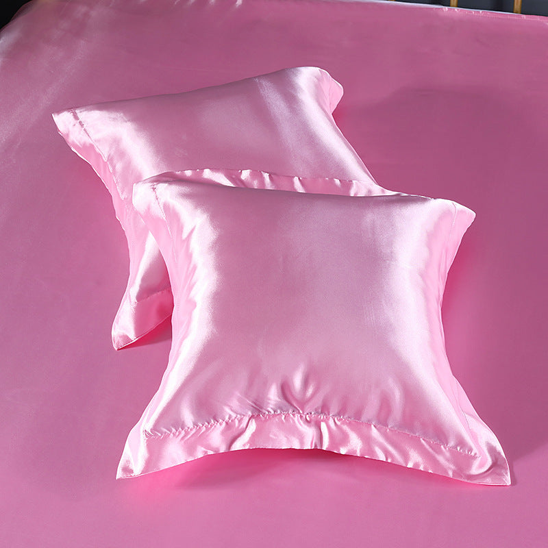 Ice Silk Real Silk Square Cushion Cover