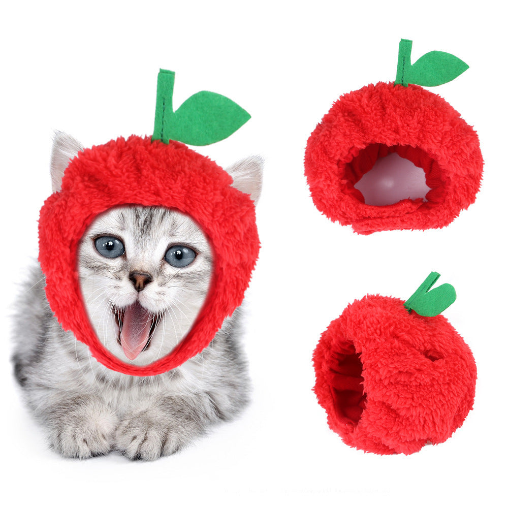 Curly Hair Pet Hat Cat Funny Dress Up Pet Products