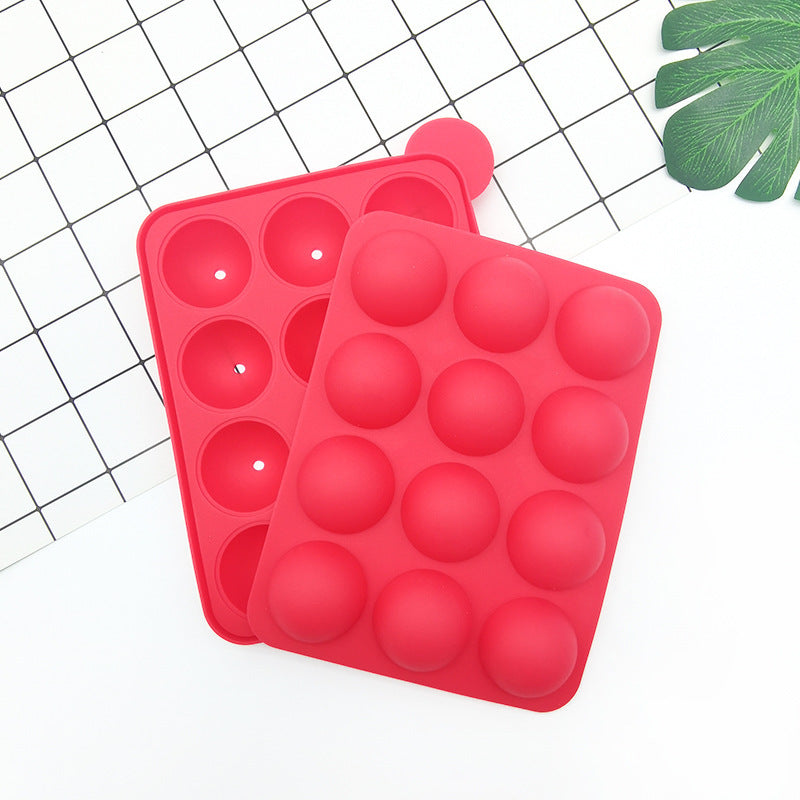 12-hole Round Silicone Three-dimensional Model