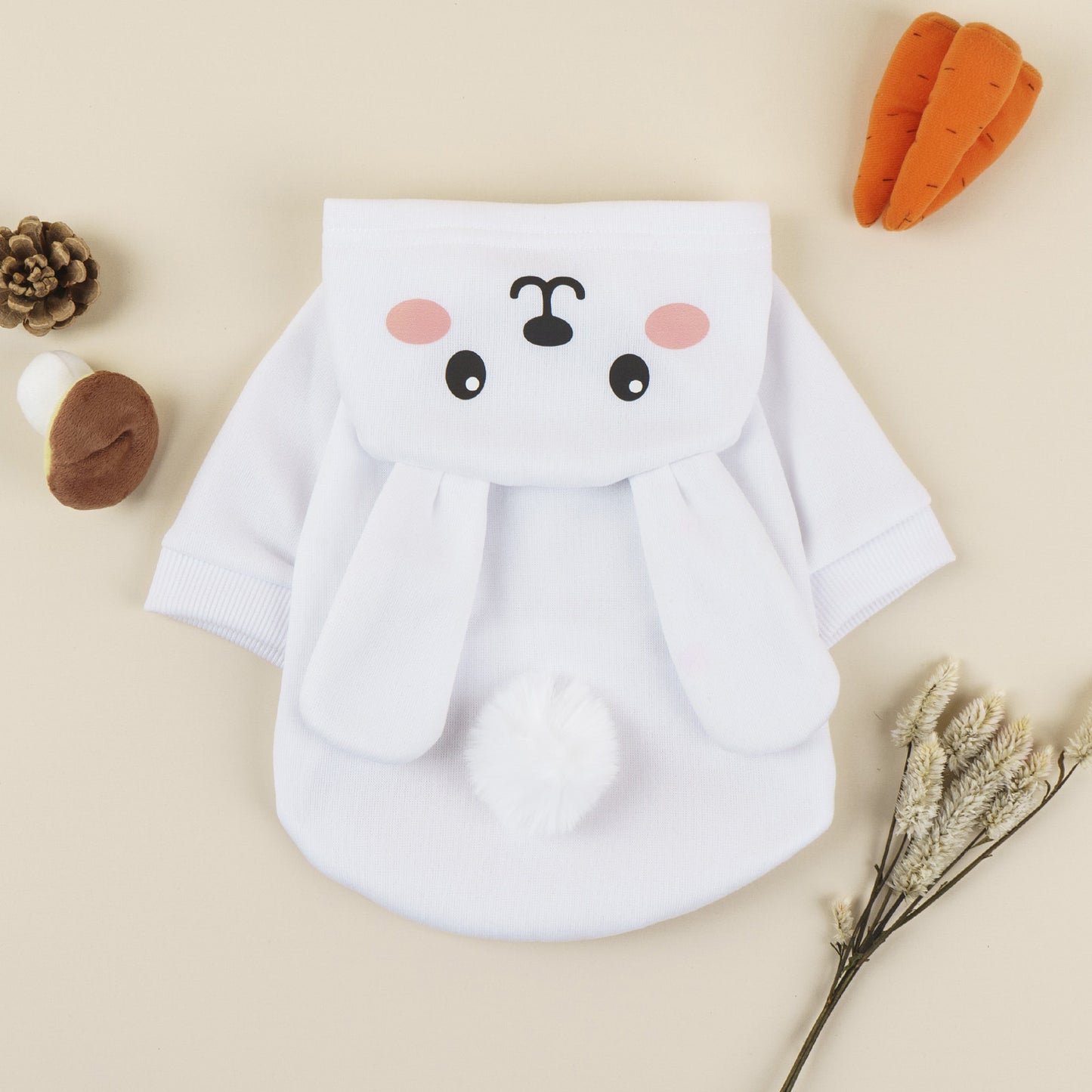 Pet Clothes Rabbit Shaped Sweater