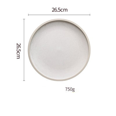 Pure Color Matte Ceramic Plate