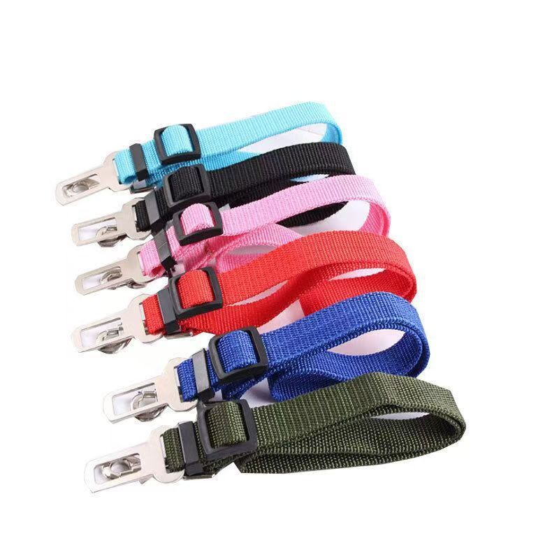 Pet Supplies Dog Car Dog Seat Belt Harness Leash Dog Collar Adjustable Seatbelt Leash For Small Medium Dog Traveling Accessories