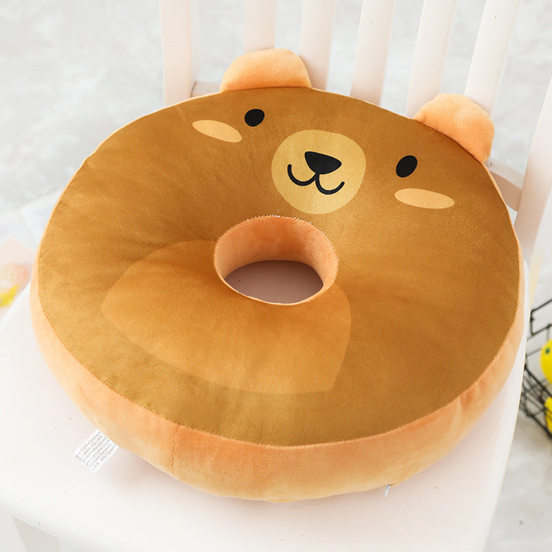 Donut cushion pillow cute back