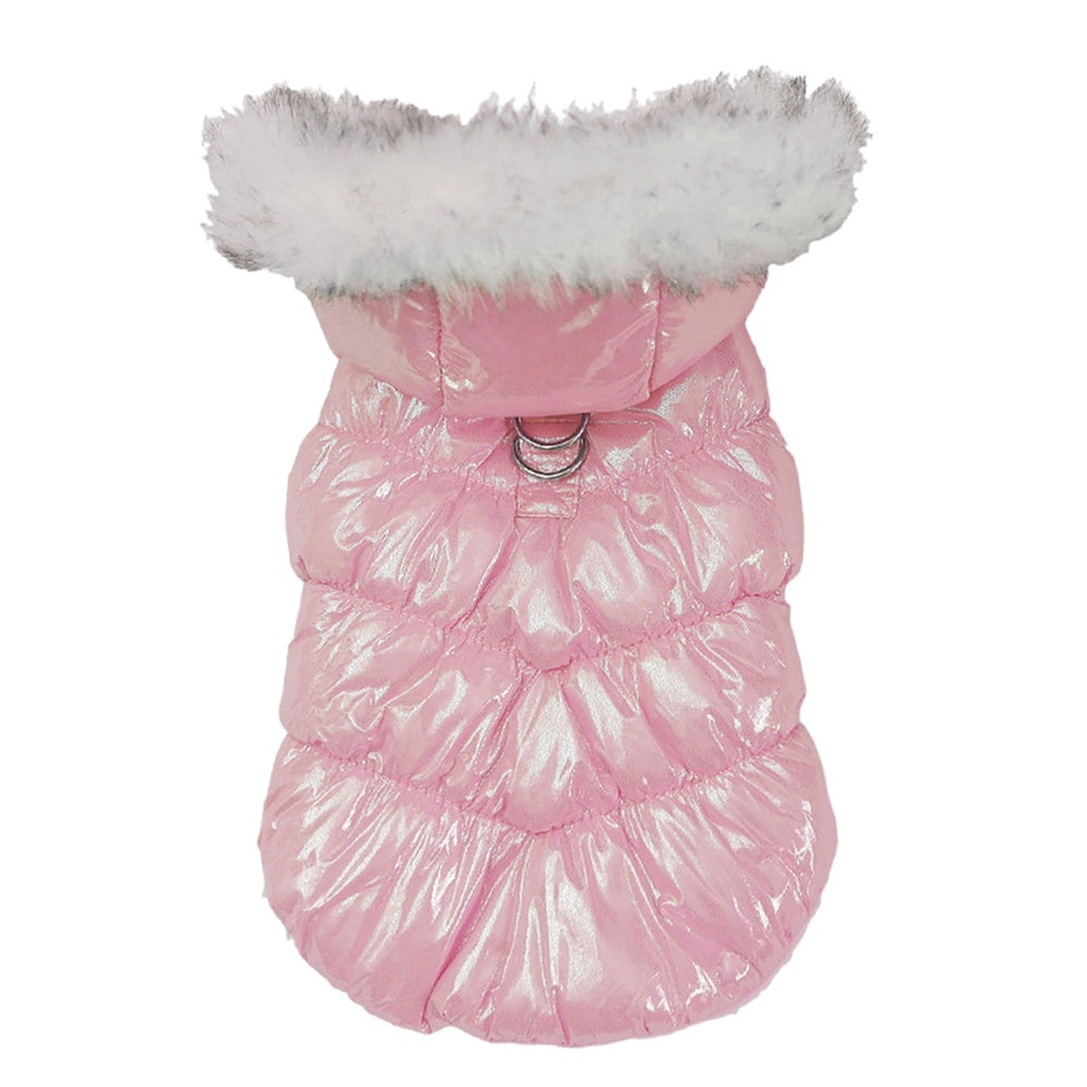 Two Legged Hooded Pet Cotton Padded Clothes