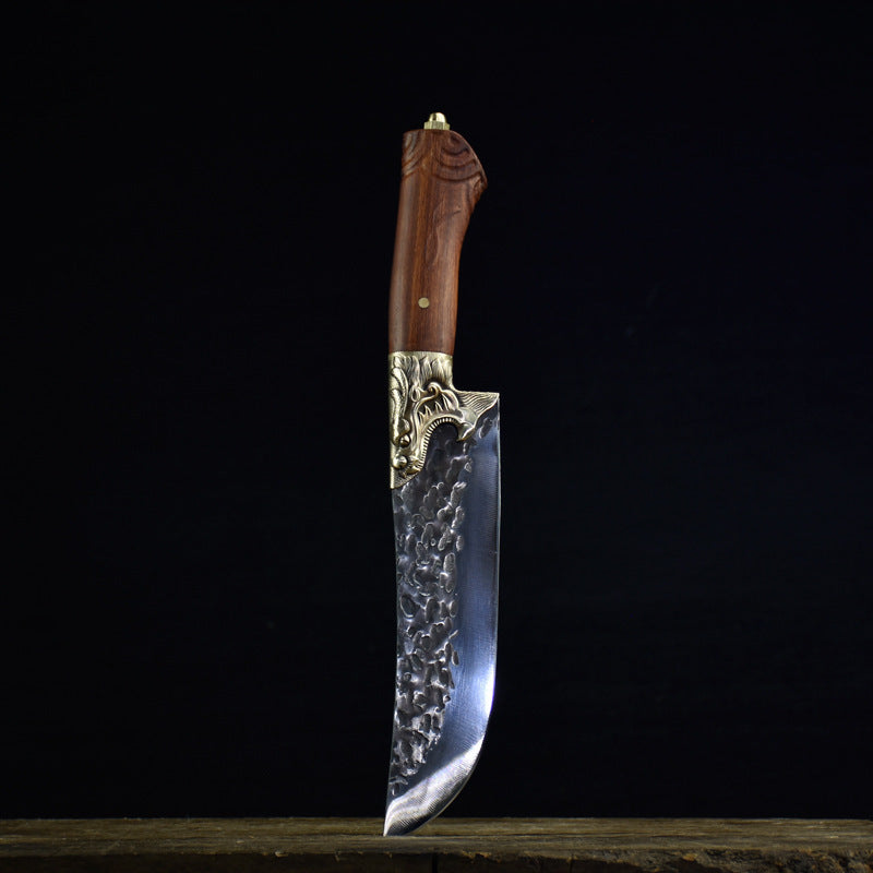 Forge longquan kitchen knife by hand