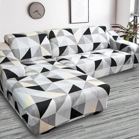 Modern Stretch Kaleidoscope Fabric Sofa Cover