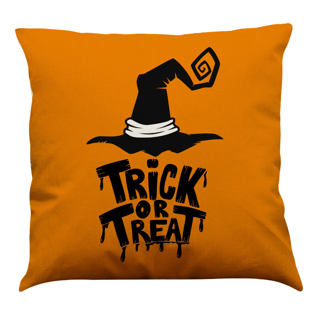 Halloween Cotton Linen Sofa Car Cushion Pillowcase