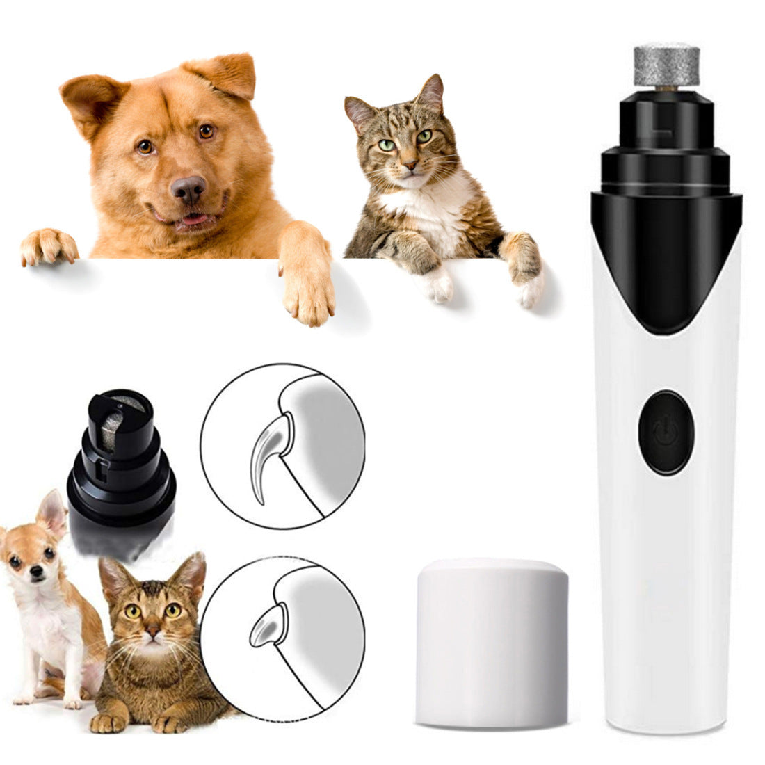 Pet Nail Knife, Automatic Manicure, Electric Sharpener, Cat And Dog Manicure