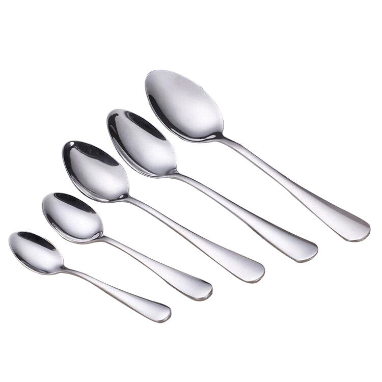 Thickened stainless steel tableware supplies soup spoon coffee spoon