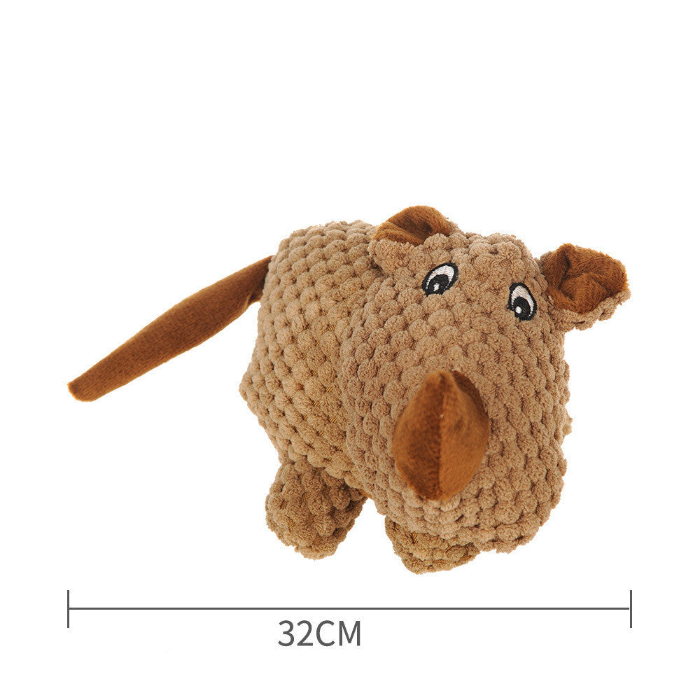 Pet Vocal Toy Plush, Accompany With Bite-resistant And Anti-boring Products