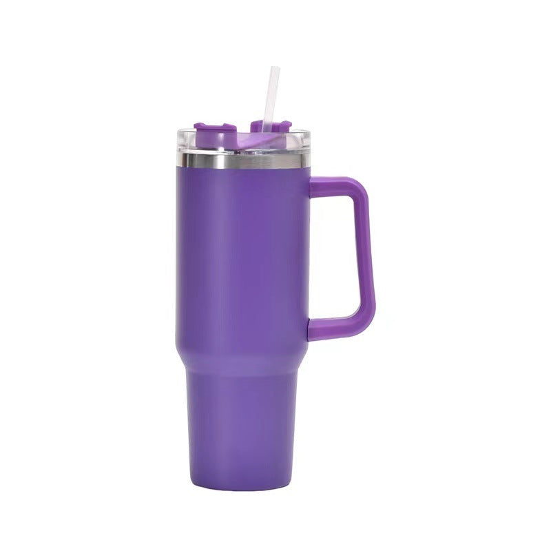 Stainless Steel Insulated Cup 40oz Straw Bingba