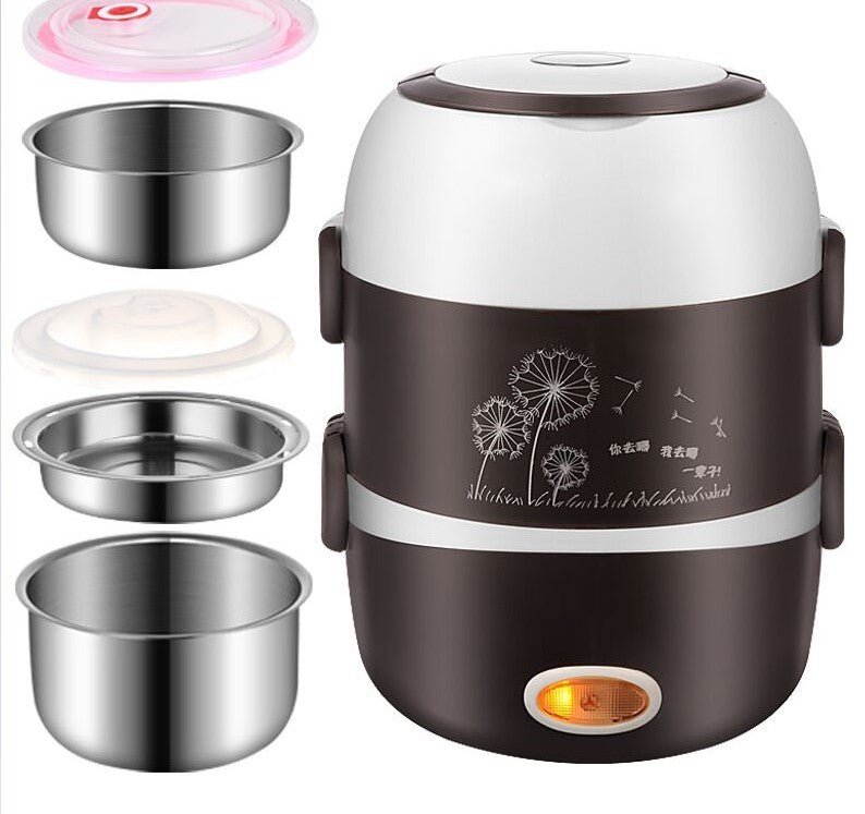 Multi-function electric cooking lunch box