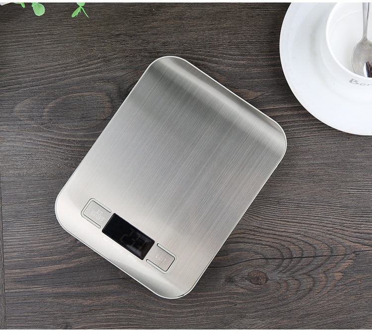 Stainless steel electronic kitchen scale