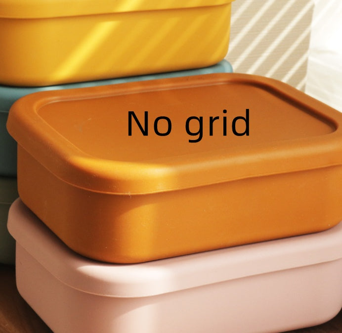 Compartment Silicone Sealed Portable Lunch Box Microwave Heatable