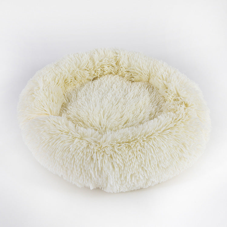 Thick Plush Round Pet Kennel