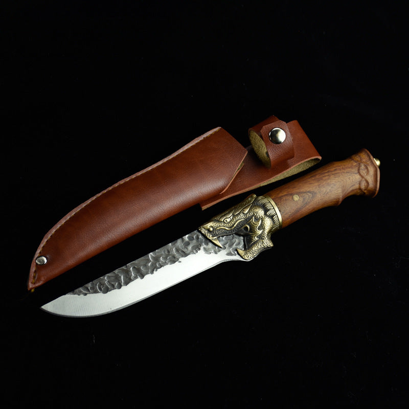 Forge longquan kitchen knife by hand