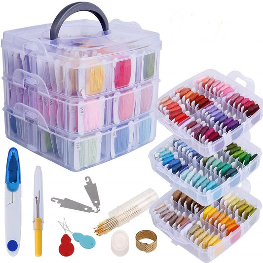 150 Color Thread With Accessories With Winding Plate