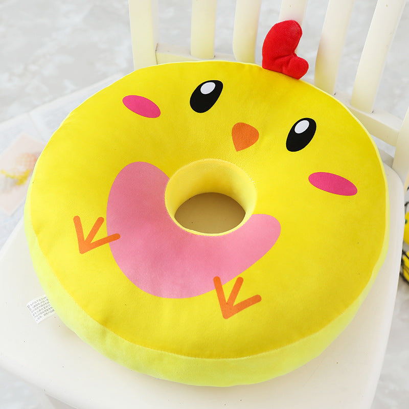 Donut cushion pillow cute back