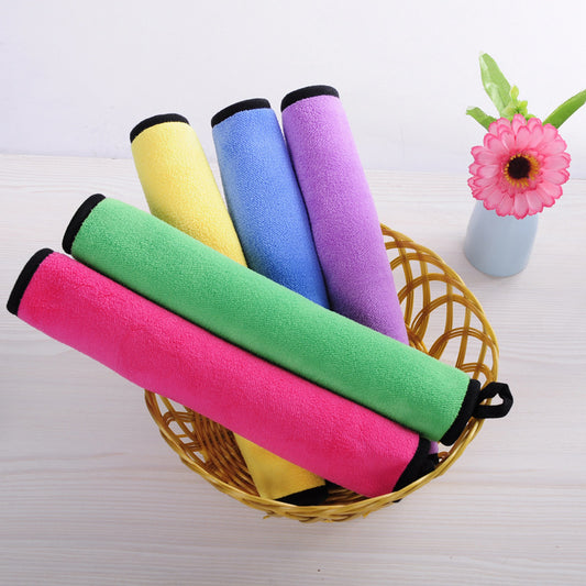 Two Color Double Sided Cleaning Car Wash Towel