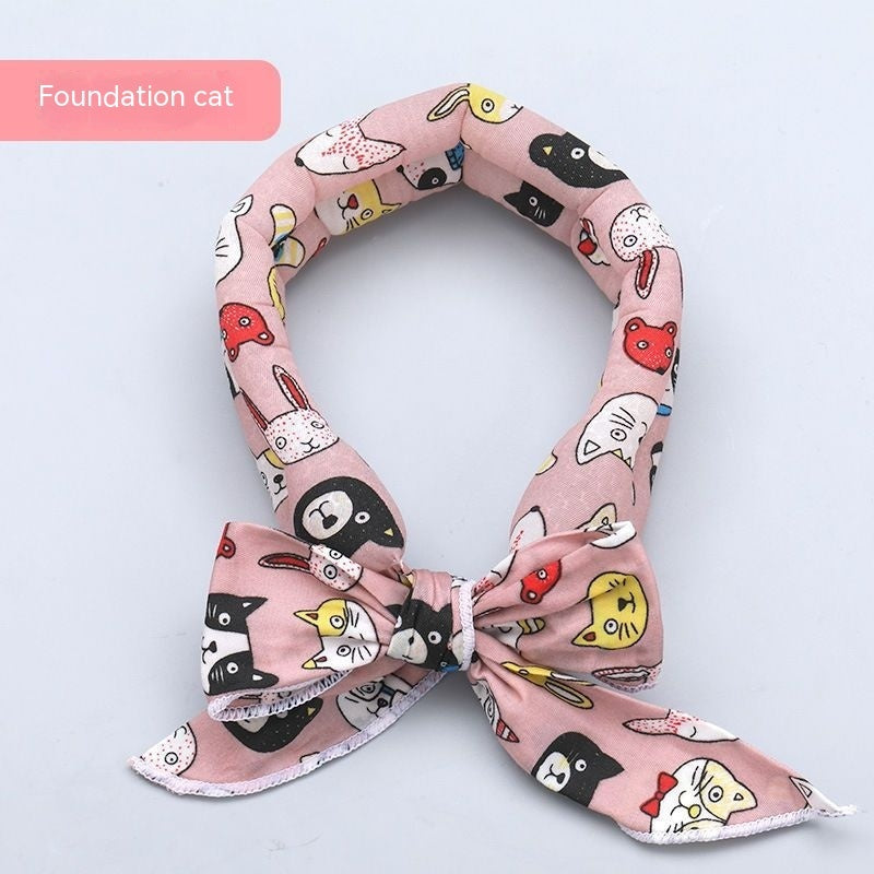 Pet Ice Scarf Summer Scarf Cooling And Heatstroke Prevention