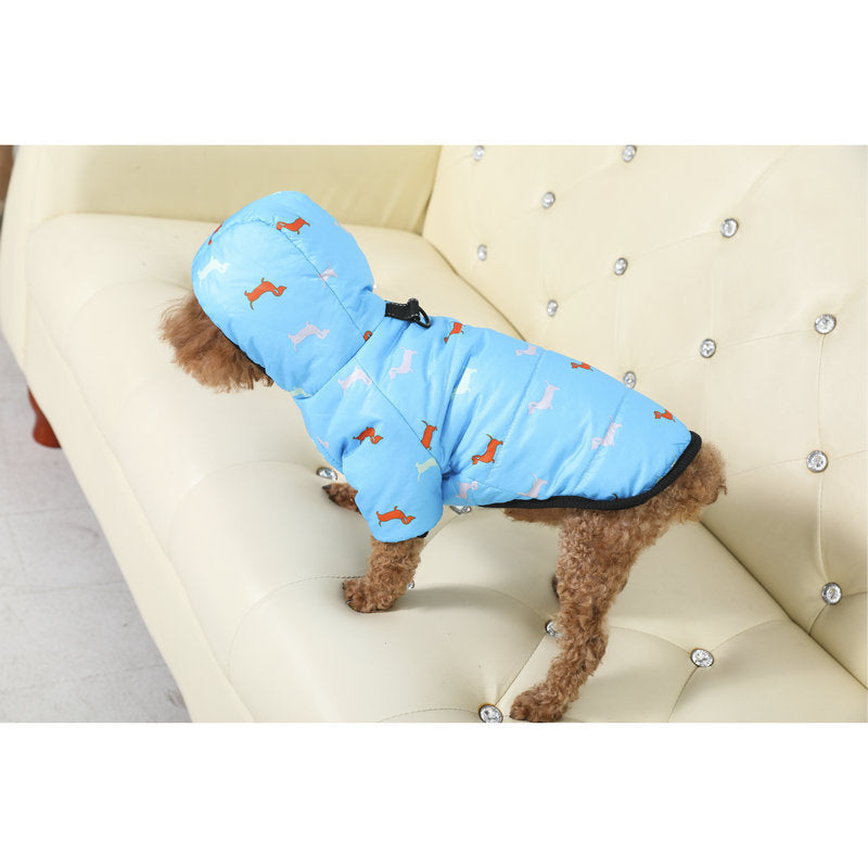 Puppy pattern cotton suit